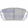 Комплект гальмівних колодок, дискове гальмо DELPHI LP2051