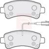 APEC Brake Pad Set, disc brake PD3754