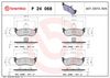 BREMBO Brake Pad Set, disc brake P 24 068