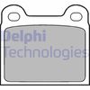 Комплект гальмівних колодок, дискове гальмо DELPHI LP18 (20755, D31-7255)