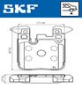 SKF Brake Pad Set, disc brake VKBP 90554
