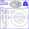 Гальмівний диск DELPHI BG9129c