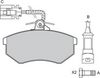 комплект спирачно феродо, дискови спирачки