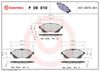 BREMBO Brake Pad Set, disc brake P 09 010