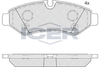 Комплект гальмівних колодок, дискове гальмо ICER LM2350 (20747, D2201-9442)