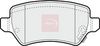 APEC Brake Pad Set, disc brake PAD1286