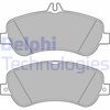 Комплект гальмівних колодок, дискове гальмо DELPHI LP2146 (24867, 24868, D1406-8514)