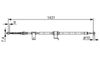 Bosch Cable Pull, parking brake 1 987 482 293