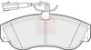 APEC Brake Pad Set, disc brake PAD1206