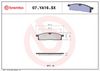 BREMBO Brake Pad Set, disc brake 07YA16SX