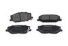 Комплект гальмівних колодок, дискове гальмо KAVO PARTS KBP-10104
