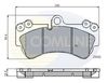 Комплект гальмівних колодок, дискове гальмо COMLINE CBP01314