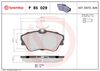 Комплект гальмівних колодок, дискове гальмо BREMBO P 85 029 (21479, D638 7516, D742 7612, D852 7729)