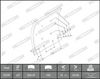 Ferodo Brake Lining Kit, drum brake K19099.0-F3653