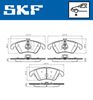 комплект спирачно феродо, дискови спирачки