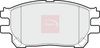APEC Brake Pad Set, disc brake PAD1445