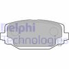 Комплект гальмівних колодок, дискове гальмо DELPHI LP2499 (25376, 25377, D1596-8811)