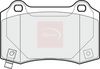 APEC Brake Pad Set, disc brake PAD1688