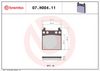 BREMBO Brake Pad Set, disc brake 07HO0411