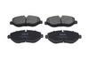 Комплект гальмівних колодок, дискове гальмо KAVO PARTS KBP-10018