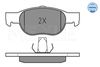 Meyle Brake Pad Set, disc brake 025 231 8118
