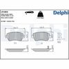 Delphi LP1865 Brake Pad Set, disc brake