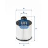 Олійний фільтр UFI 25.139.00