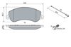 BOSCH Brake Pad Set, disc brake 0 986 494 170