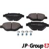Комплект тормозных колодок, дисковый тормоз JP GROUP 4363600710 (4363600719)