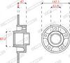 Ferodo Brake Disc DDF2820C-1