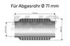 Flexrohr, Abgasanlage