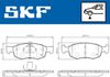 комплект спирачно феродо, дискови спирачки