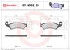 BREMBO Brake Pad Set, disc brake 07HO25SD