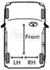BORG & BECK Cable Pull, parking brake BKB1859