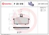 BREMBO Brake Pad Set, disc brake P 23 018