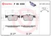 BREMBO Brake Pad Set, disc brake P 86 035E