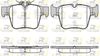 Комплект тормозных колодок, дисковый тормоз ROADHOUSE 21697.00 (PSX2169700, 25821, 25822, D1872-9101)