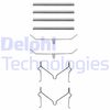 Комплектующие, колодки дискового тормоза DELPHI LX0182