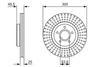 Bosch Brake Disc 0 986 479 956