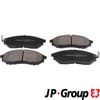 Комплект тормозных колодок, дисковый тормоз JP GROUP 4363600810 (4363600819)