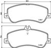 Комплект гальмівних колодок, дискове гальмо HELLA PAGID 8DB 355 014-221 (T1806, 24867, 24868, 8514D1406)