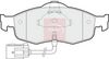 APEC Brake Pad Set, disc brake PAD802