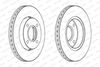Ferodo Brake Disc DDF423