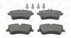 Комплект тормозных колодок, дисковый тормоз CHAMPION 571987CH