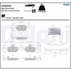Комплект гальмівних колодок, дискове гальмо DELPHI LP5085EV