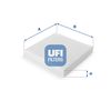 Фильтр салона UFI 53.086.00