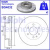 Тормозной диск DELPHI BG4032