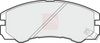 APEC Brake Pad Set, disc brake PAD1036