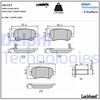 Комплект гальмівних колодок, дискове гальмо DELPHI LP1717