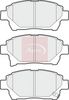 APEC Brake Pad Set, disc brake PAD1722